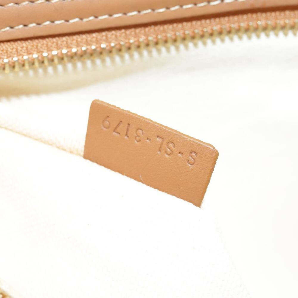 CELINE Horizontalkava Tote Bag Canvas White Gold - Picture 12 of 16